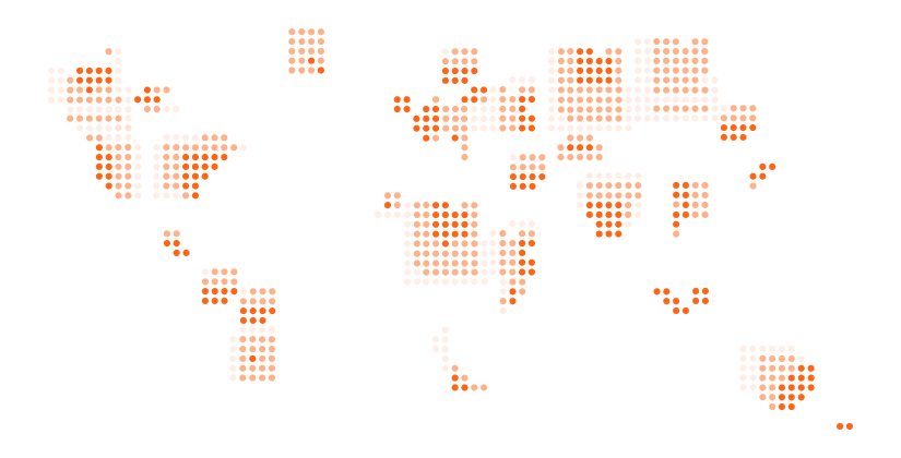 宜选买家全球分布图-全球智能广告投放,海外推广,外贸推广