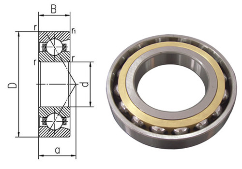 7300 serious, ball bearings, customized beaings ,Single Row Angular Contact Ball Bearings,