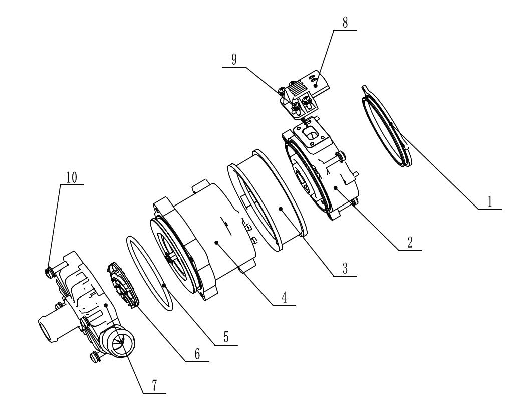 Aluminum Alloy Auto Electric Water Pump / 12 Volt Electric Coolant Pump&nbsp;For Hybrid Electrical Vehicle