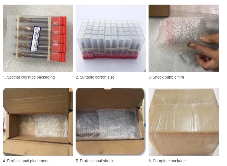 Solid Carbide End Mill for Aluminum 4-20mm with Coating 6mm 8mm 10mm CNC Tools Manufacturer Direct Sale