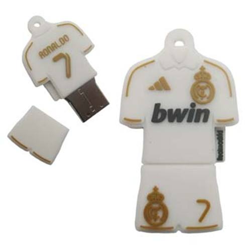 New 8GB 16GB 32GB 64GB USB 2.0 Flash Memory Disk Drive Football Clothes Real Madrid USB flash drive