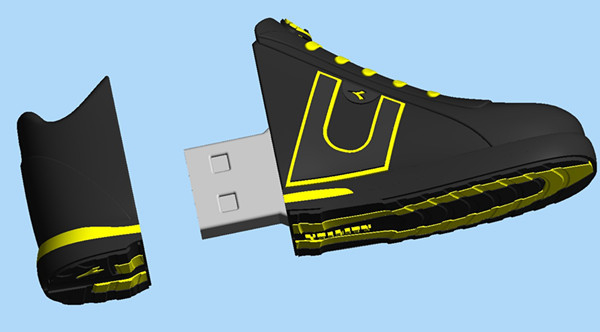 2GB / 4GB / 8GB Customized Shoe Shaped USB KEYS / Cartoon USB Flash Drive / Sport shoes USB Pen Drive
