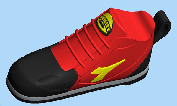  2GB / 4GB / 8GB RED Sport  Shoes Shape USB Flash Drive Pen Drive Memory Stick 