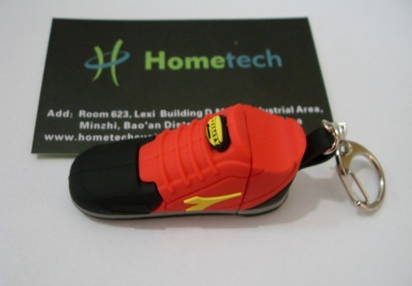  2GB / 4GB / 8GB RED Sport  Shoes Shape USB Flash Drive Pen Drive Memory Stick 