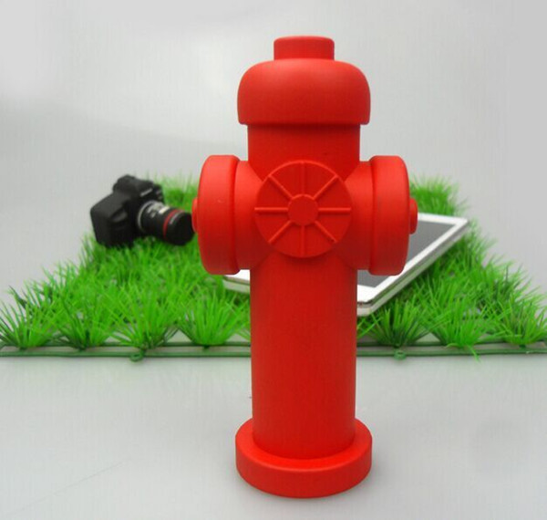 Custom Fire hydrant shape power supply PVC portable charger Soft PVC power bank