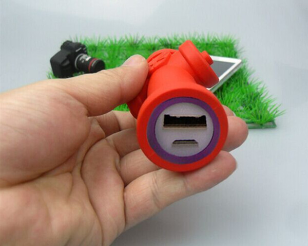 Custom Fire hydrant shape power supply PVC portable charger Soft PVC power bank