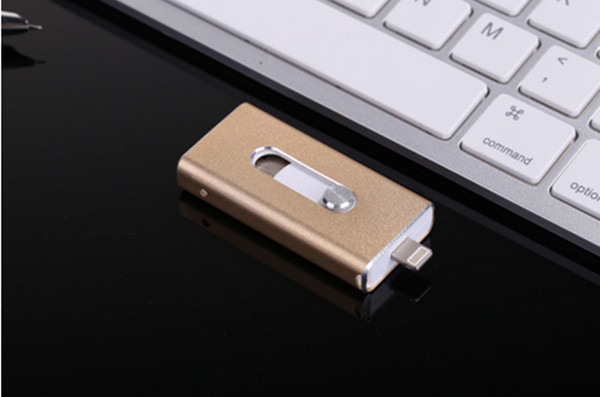 New products 2016 8GB iflash drive mobile phone custom otg usb disk for iphone 5 , PC