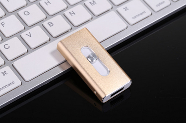 New products 2016 8GB iflash drive mobile phone custom otg usb disk for iphone 5 , PC