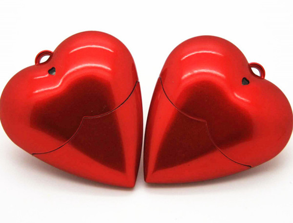 Plastic red heart usb flash drive, heart shape usb 2.0 with full capacity A grade 1GB, 2GB, 4GB