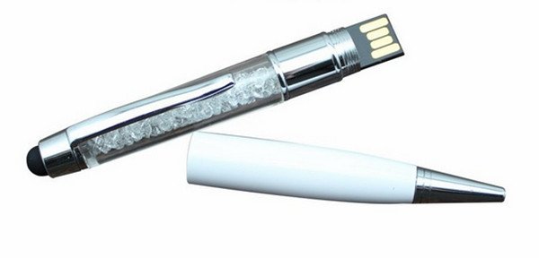 Hi-Speed USB 2.0 Crystal USB Flash Pen Drive Compatible Windows 98 / SE / ME / 2000 / XP / Vista, Mac OS 8.6