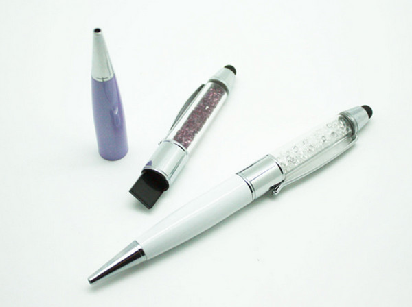 Hi-Speed USB 2.0 Crystal USB Flash Pen Drive Compatible Windows 98 / SE / ME / 2000 / XP / Vista, Mac OS 8.6