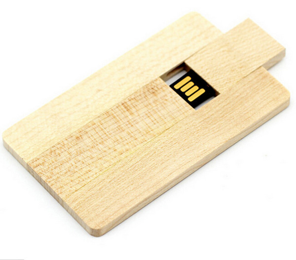 Wood Pen Drive 8GB Gift Usb Stick Custom Logo card usb memory stick Credit Card Usb Flash Drive