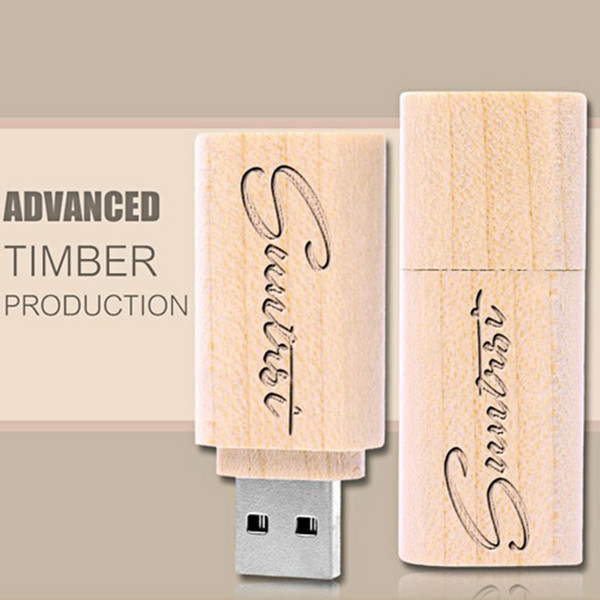 Wood USB Flash Drive Pen Drive 4GB 8GB Pendrive Wooden USB Stick Specifical Gift USB Flash Customized Logo USB Stick