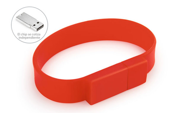 Custom Silicone Bracelet Usb Flash Drive 4GB L 220mm X W 18mm X D 8mm