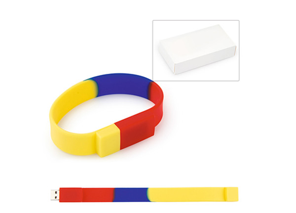 Premiums OEM Rainbow color Wristband USB Flash Drive Usb Memory Stick 32gb