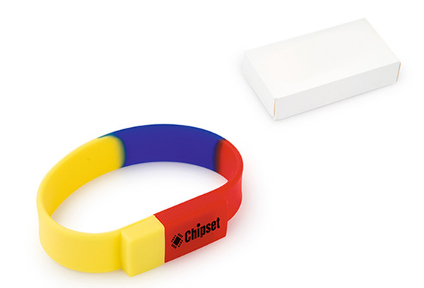 Premiums OEM Rainbow color Wristband USB Flash Drive Usb Memory Stick 32gb