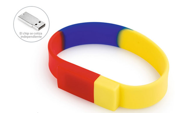 Premiums OEM Rainbow color Wristband USB Flash Drive Usb Memory Stick 32gb