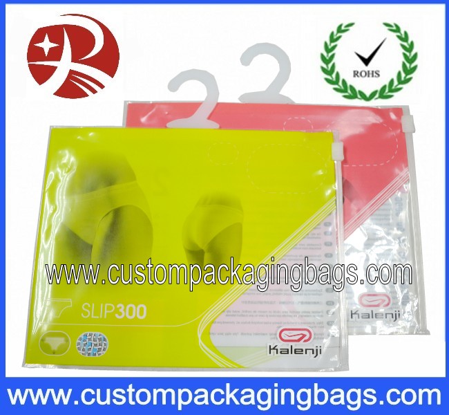 PLA Biodegradable Corn Starch Compostable Ziplock Plastic Bag For Sock Packaging