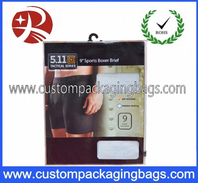 PLA Biodegradable Corn Starch Compostable Ziplock Plastic Bag For Sock Packaging