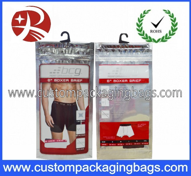 PLA Biodegradable Corn Starch Compostable Ziplock Plastic Bag For Sock Packaging