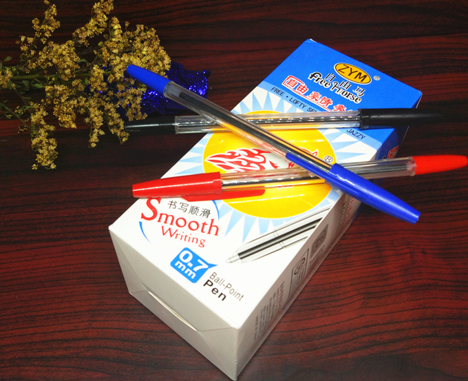 Pencil Packaging Box With Window , Ball Point Pen / Gel Refill Window Boxes