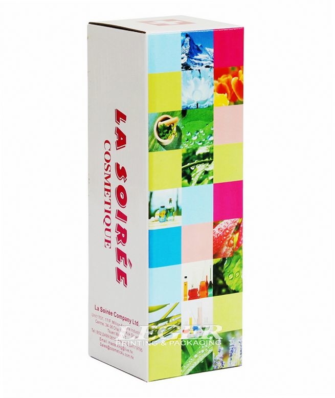 Brightening Lotion / Skin Care Paperboard Packaging Box  350gsm C1S Paper Material