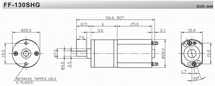 50dB Max Noise Level DC Gear Motor , Door Lock Actuator Planetary Gear Motor