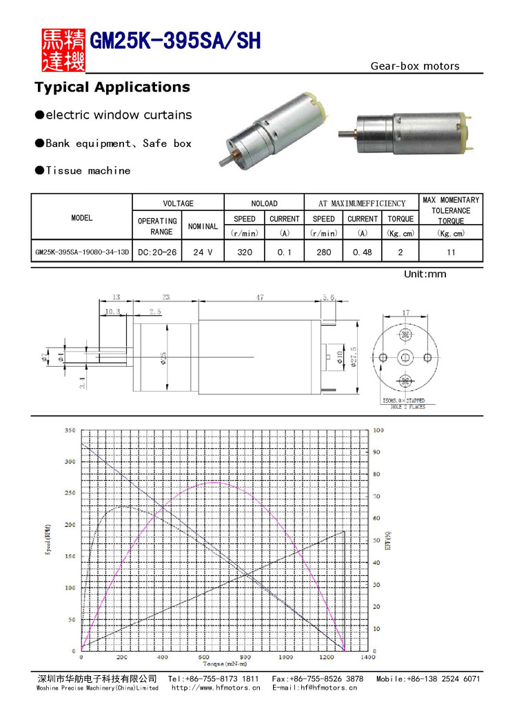 High Precision Gear Motor 25mm RoHS / ISO / TS16949 Certificated