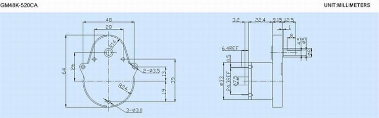 Waterproof Electric Gear Motor Medical Equipment / Household Application