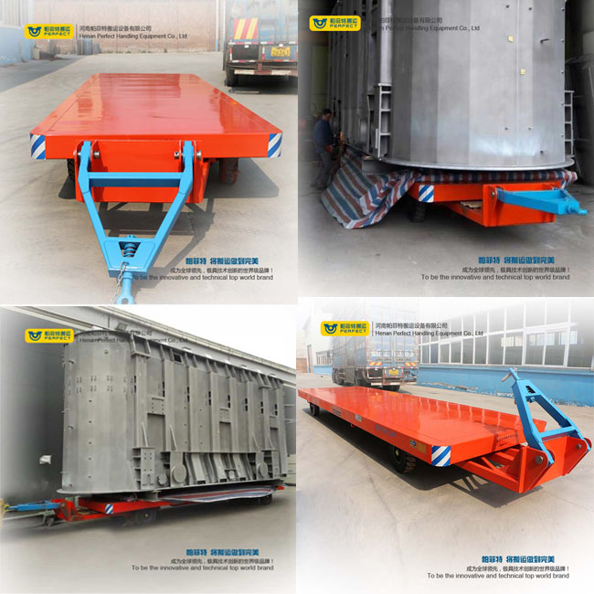 steerable transfer trailer