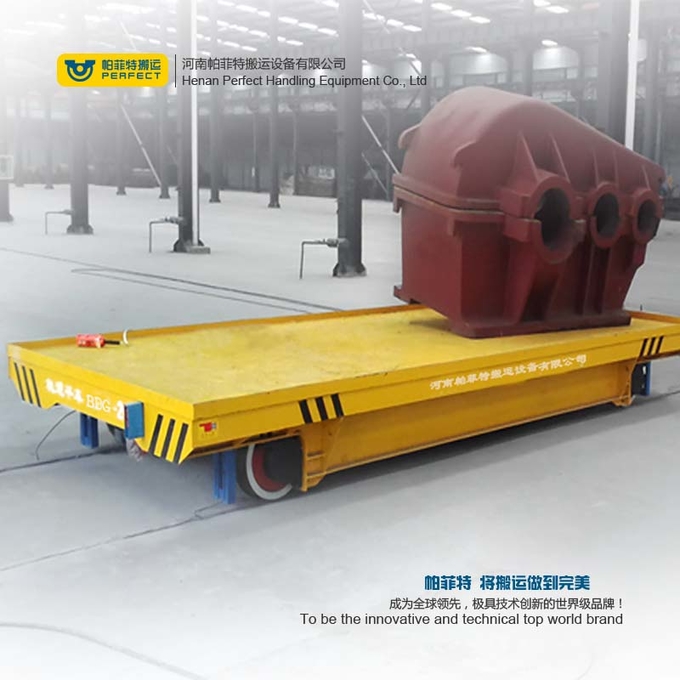 20ton Transfer Car-Industrial Ladle Transfer Car on Rail with High Temperature and Heat Insulation Material