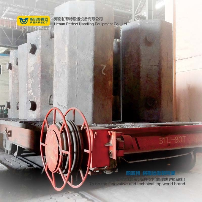 20ton Transfer Car-Industrial Ladle Transfer Car on Rail with High Temperature and Heat Insulation Material