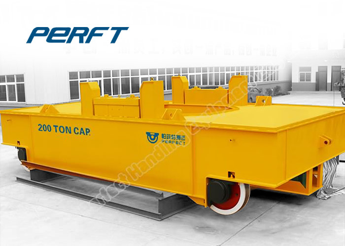 ladle electric rail transfer trolley