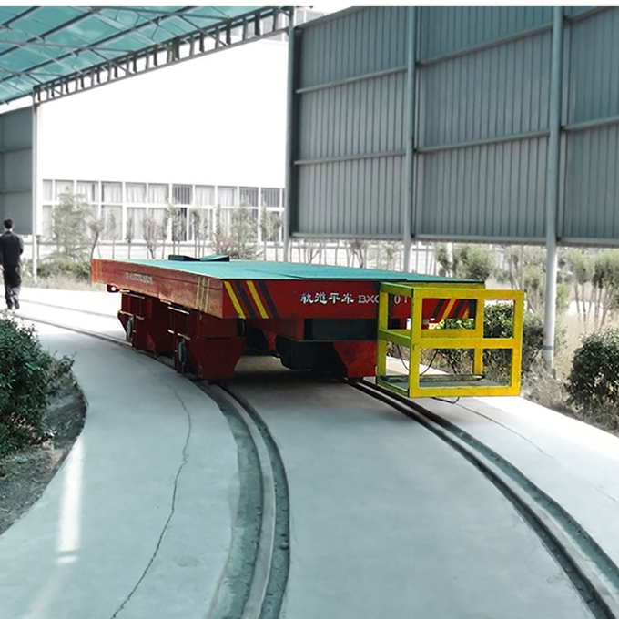 Petrochemical Industry Railway Conveyer Battery Powered Transfer Cart