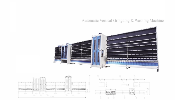 Automatically Double Glazing Machinery Vertical Glass Seaming Machine