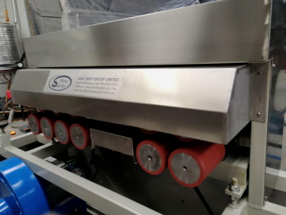Single Side Double Glazing Equipment Heated Roller Press Table With Air Float & Tilting