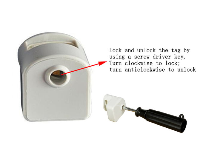 Screw Type Security Hook Detacher Reusable Function For Glasses Shop