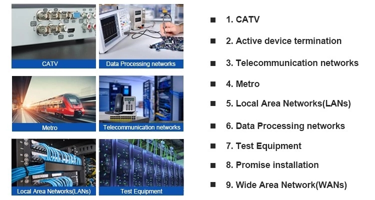 LC/PC Quad Metal Fiber Optic Adapters For Telecommunication Networks
