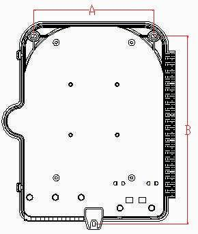 GFX-12/16/24 Fiber optic connection box for the FTTx network building