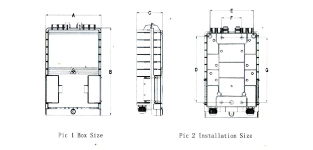 Wall mount 16 core network terminal fiber optic distribution box