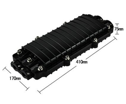 2 In 2 Out Fiber Optic Joint Closure 24 / 48 Core PC Material 410 * 170 * 75MM