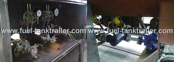 3 Axle LPG Tank Semi Trailer High Pressure Vessel Hydraulic Operating