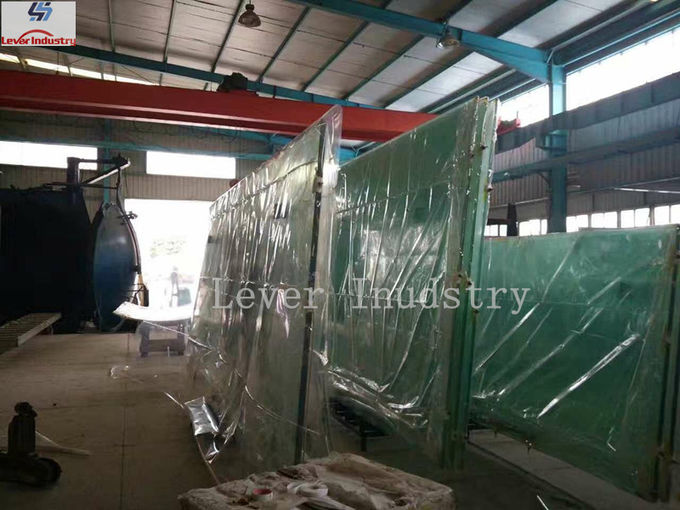 Vacuum bagging film with hight temperature for laminated glass