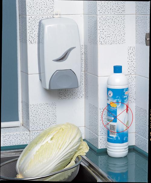 Reliable Manual Hand Soap Dispenser , White Touch Soap Dispenser Flexible Nozzle