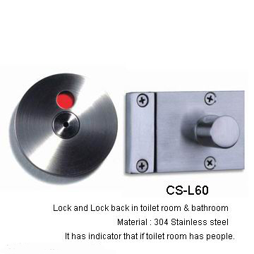 Toilet Cubicle Accessories Door Lock Partition Hardware