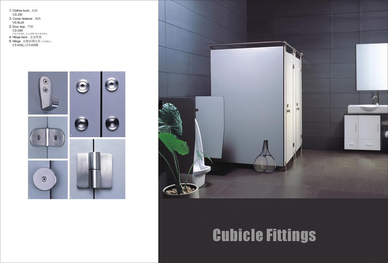 Bathroom Toilet Cubicles Partition Hardware Door Self Closing Hinge