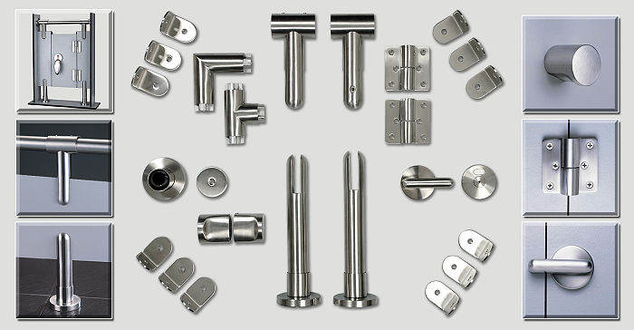 Corrosion Resistance Durable Nylon Toilet Cubicle Partition Hardware Accessories