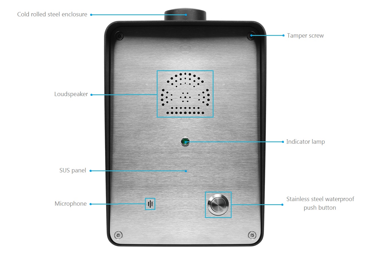 Heavy Duty, Vandal Resistant Metal Telephones