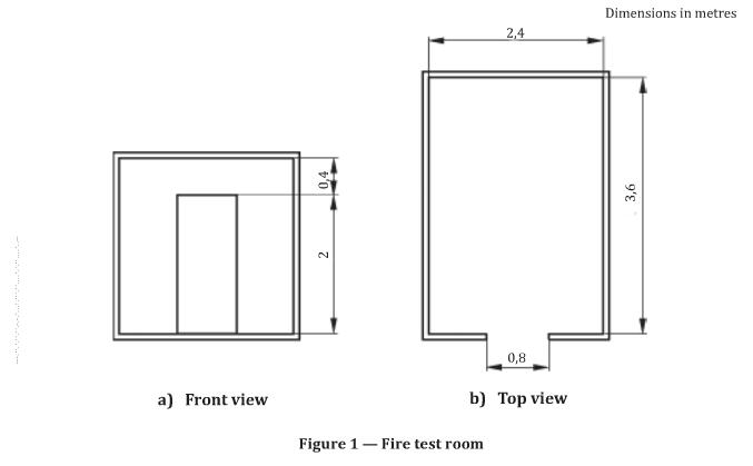 ISO 9705 Flammability Testing Equipment Physical Room Fire Corner Fire Test Device