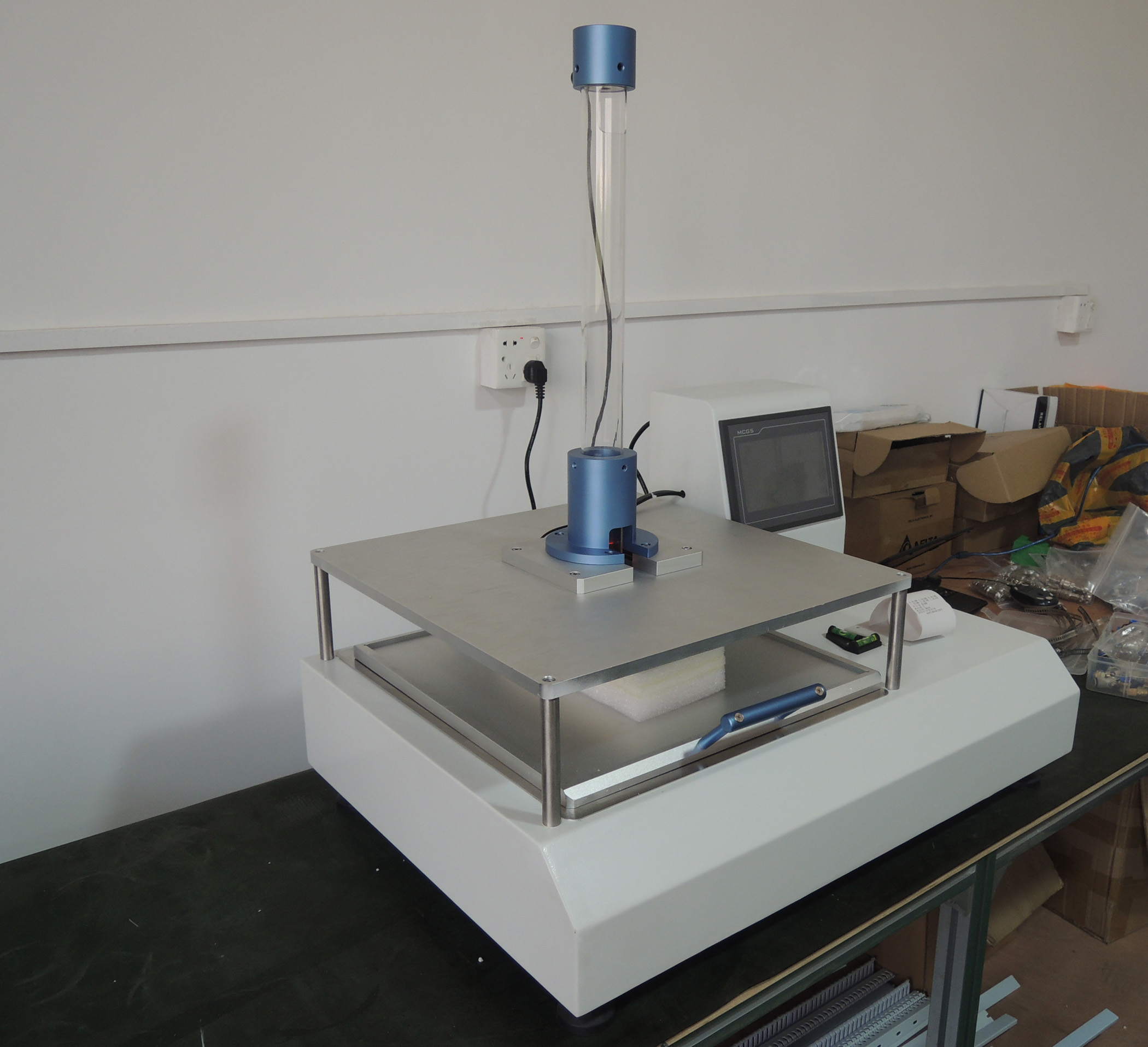 Sponge Rebound Rate Tester For Measuring The Falling Ball Resilience Of Flexible Polyurethane Foam